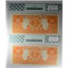 Image 2 : RARE_RARE_RARE:2  1906 $20 Gold certificates sequential #'s  PCGS65