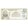 Image 1 : 1902 $5.00 NATIONAL FIRST NATIONAL BANK OF HOWARD, PA NICE, FINE, RARE