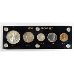 1938 PROOF SET GEM, BEAUTIFUL ORIGINAL