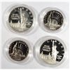 Image 1 : ( 2 ) 1986 Pf. LIBERTY SILVER DOLLARS ( 2 ) CLAD HALVES