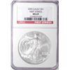 Image 1 : 2005 silver Eagle  first strikes  NGC69