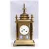 Image 1 : REGENCY STYLE GILT BRONZE MANTEL CLOCK