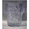 Image 1 : LALIQUE FROSTED AND MOLDED CRYSTAL "GANYMEDE" CHAMPAGNE COOLER