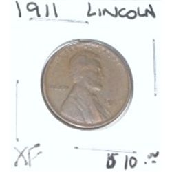 1911 Lincoln PENNY RED BOOK VALUE IS $10.00+ *RARE EARLY PENNY EXTRA FINE GRADE*!!