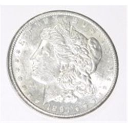 1897-S MORGAN SILVER DOLLAR RED BOOK VALUE IS $500.00 *RARE KEY DATE MS-64+ HIGH GRADE*!!
