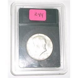 1964 SILVER KENNEDY HALF DOLLAR *RARE MS HIGH GRADE* HALF DOLLAR COMES IN A COINWORLD HARDCASE!!