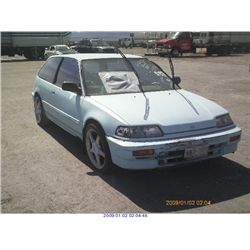 1989 - HONDA CIVIC