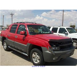 2002 - CHEVROLET AVALANCHE