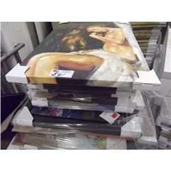 PALLET OF UNFRAMED ART WORK