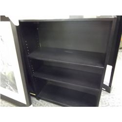 BLACK 4' BOOKCASE