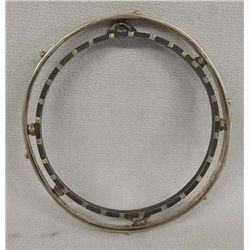 Sterling Silver and 14k Gold Bracelet