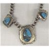 Image 2 : Navajo Pawn Sterling Turquoise Choker