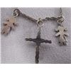 Image 3 : Navajo Necklace with Sterling Cross, 2 Girl Charm