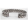 Image 2 : Mexican Heavy Silver Braid Style Bracelet