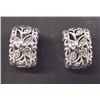 Image 1 : Sterling Post Style Cuff Pierced Earrings