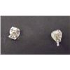 Image 2 : Sterling Post Style Cuff Pierced Earrings
