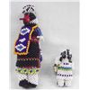 Image 3 : Pair of Beaded Dolls
