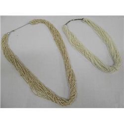 Multi-Strand Glass Bead Necklaces