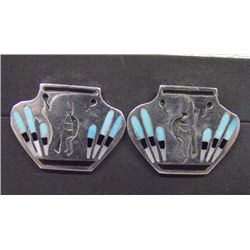 Zuni Sterling Earrings - Peynetsa