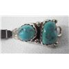 Image 2 : Navajo Silver Turquoise Ladies Watch Band