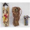 Image 1 : 3 Native American Cradle Board Dolls