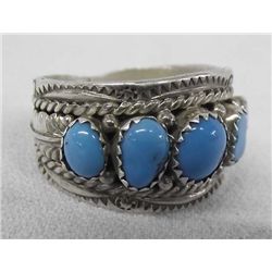 Navajo Sterling Turquoise Ring - Begay