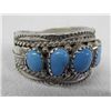 Image 1 : Navajo Sterling Turquoise Ring - Begay