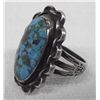 Image 1 : Navajo Sterling Turquoise Ring