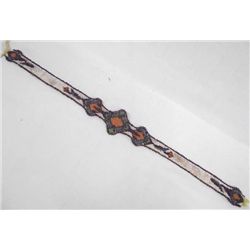 Vintage Native American Beaded Headband/Hatband