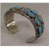Image 1 : Navajo Sterling Turquoise Cuff Bracelet