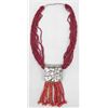 Image 1 : Multi-Strand Coral Bead Necklace