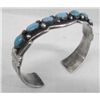 Image 1 : Navajo Sterling Turquoise Bracelet by Morgan