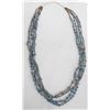 Image 1 : Navajo 4 Strand Turquoise and Heishi Necklace