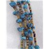 Image 3 : Navajo 4 Strand Turquoise and Heishi Necklace
