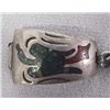Image 2 : Navajo Chip Inlay Turquoise Coral Silver Watch Tip