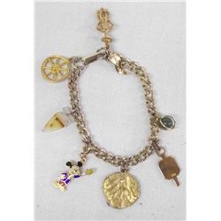 Charm Bracelet Some Gold Plated Charms