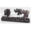 Image 1 : 4 African Carved Soapstone Animal Figures