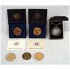 Image 1 : Collector's Group of 6 U S Historical Medallions