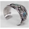 Image 1 : Navajo Sterling Turquoise Bracelet