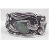 Image 2 : Navajo Sterling Turquoise Bracelet