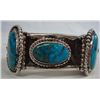 Image 2 : Navajo Turquoise Silver Bracelet