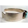 Image 2 : Navajo Turquoise Silver Inlay Bracelet - Nelson