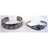 Image 1 : 2 Navajo Sterling & Fred Harvey Childs Bracelets