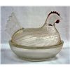 Image 2 : Depression Glass Chicken On Nest Lidded Bowl