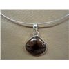 Image 1 : Chiastolite Pendant on Sterling Wire Choker