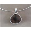 Image 3 : Chiastolite Pendant on Sterling Wire Choker