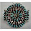 Image 1 : Navajo Petipoint Turquoise Bracelet- Benally