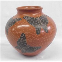 Mata Ortiz Polychrome Butterly Design Jar- Tera
