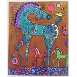 Acrylic Painting ''My Little Ponies'' -Kills Thunder