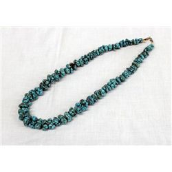 Navajo Stacked Morenci Nugget Necklace